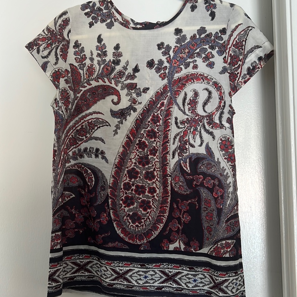 Beautiful floral and paisley tunic from Isabel Marant